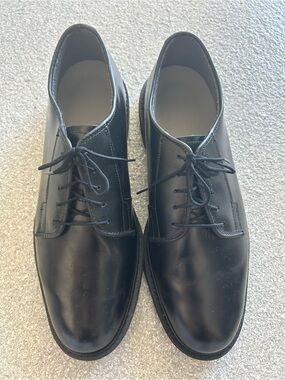 NWOT Altama Men’s Black Leather Uniform Oxford Vibram Dress Shoes Size 11.5D